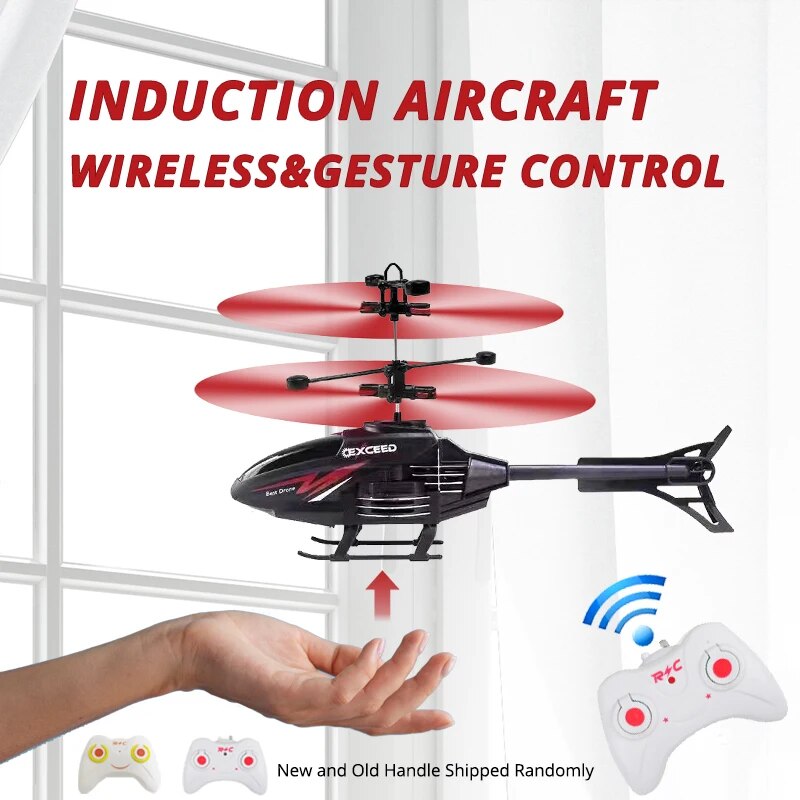 Kids Toys Channel - 2 Channel Gesture Control Suspension Helicopter