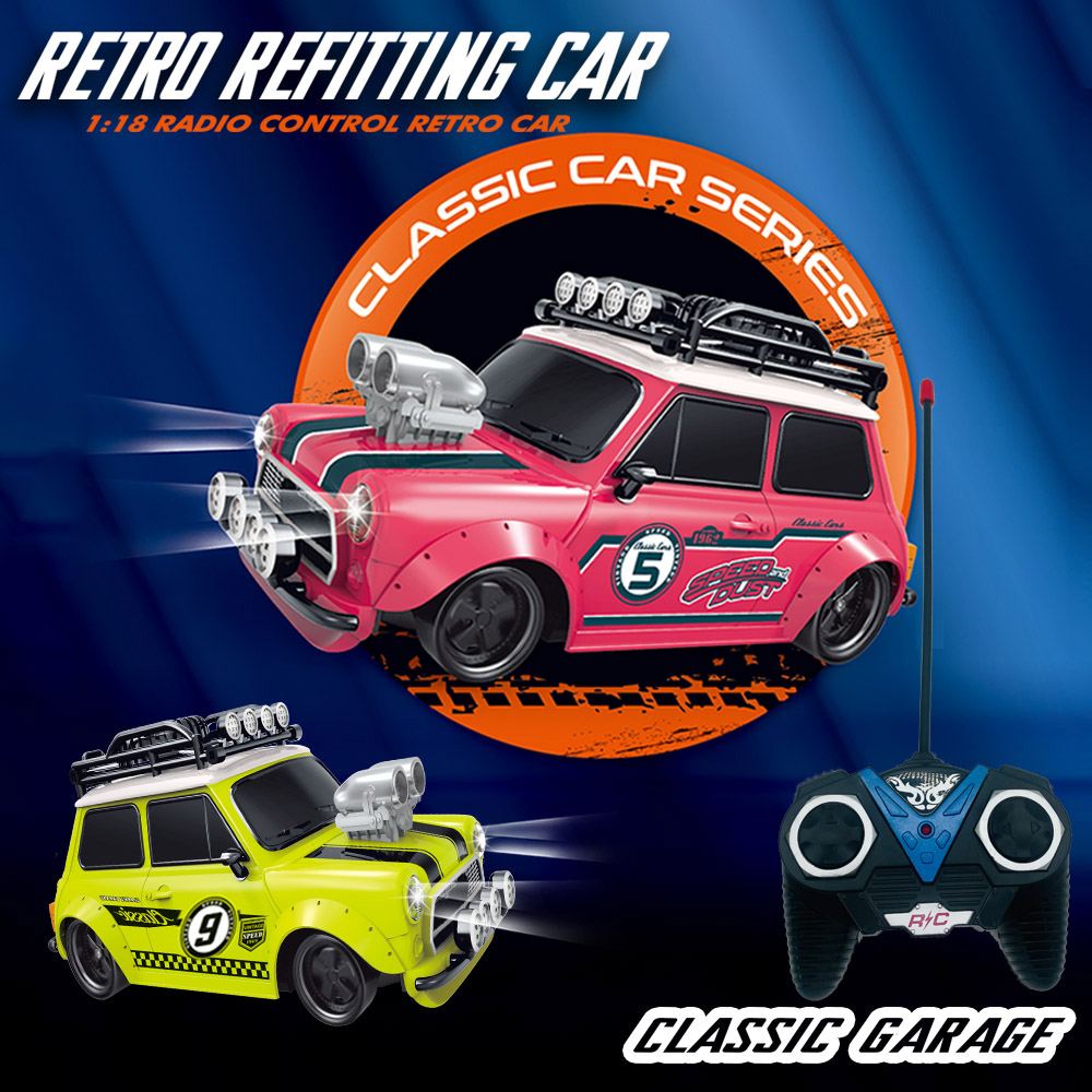 Kids Toys Channel - 1:18 Retro Refitting MINI Car 4