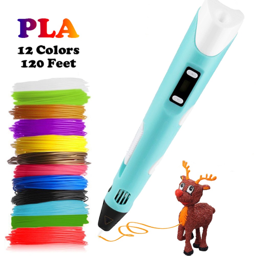 Kids Toys Uk - Dikale 3D Pen LED Screen DIY