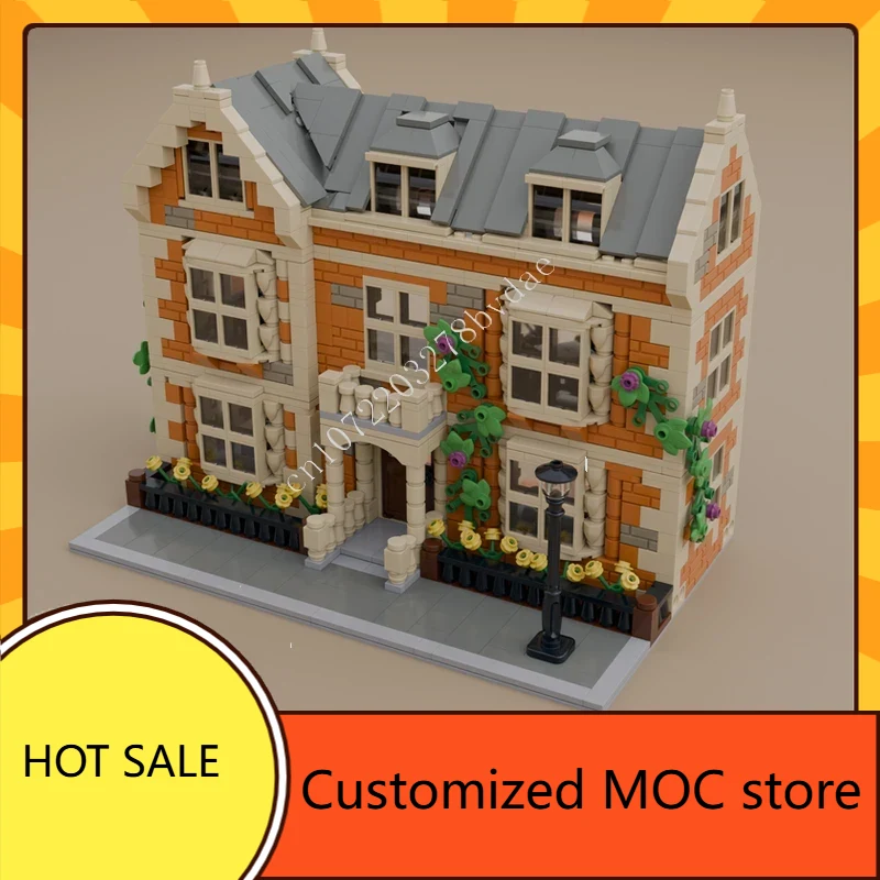 Kids Toys Uk - 1662PCS UK-Style House MOC StreetView Puzzle
