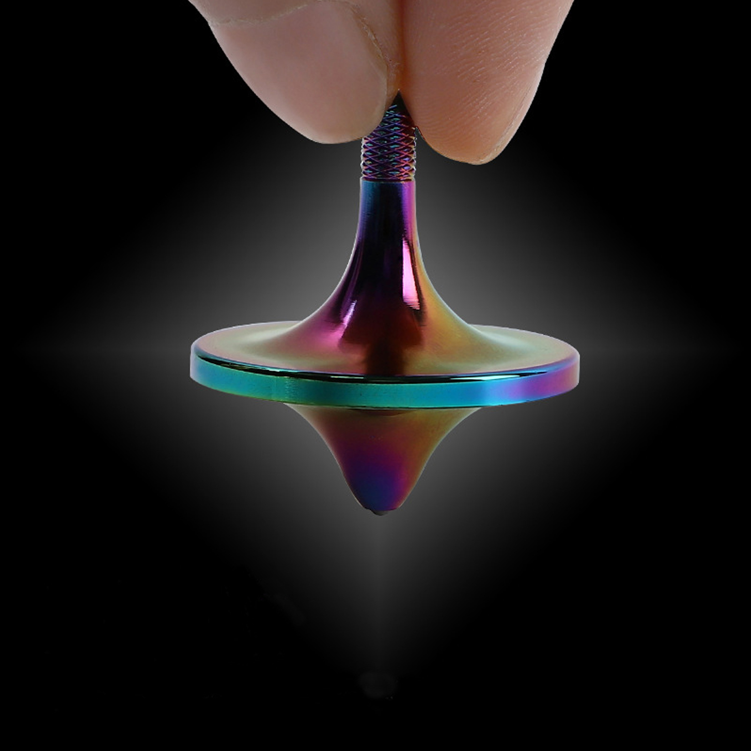 Spin Top Gyro Toy - Novelty Spinning Tops Metal Alloy Gyro