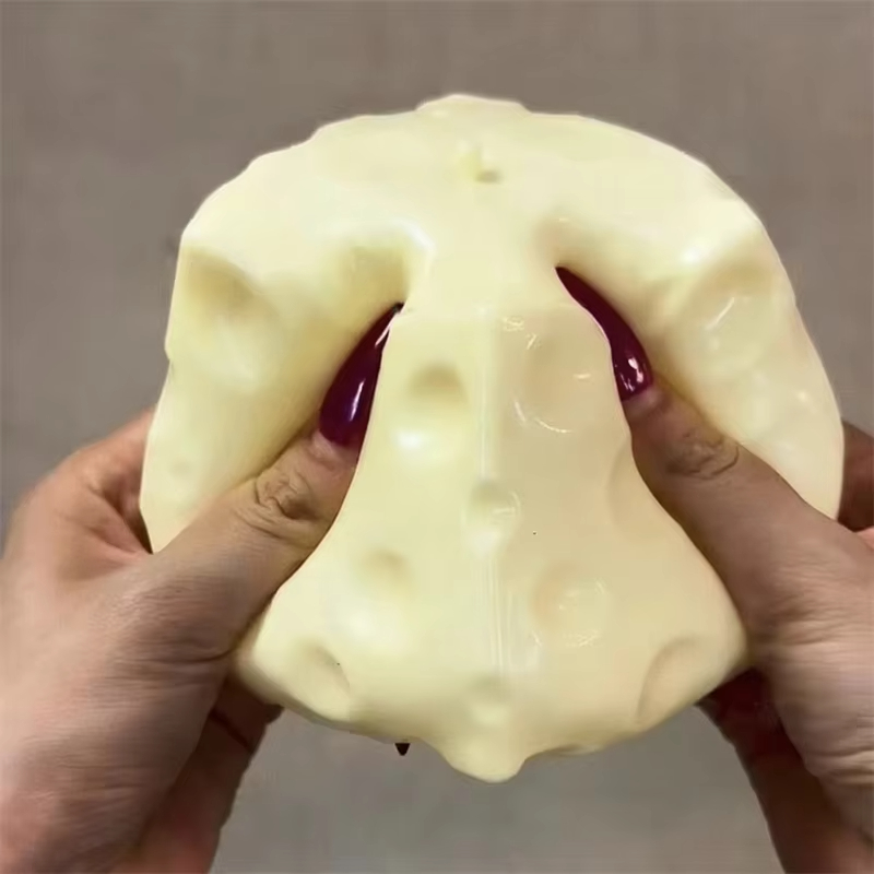 Kids Toys Yellow - Milk Yellow Cheese Squishy Stress Relief
