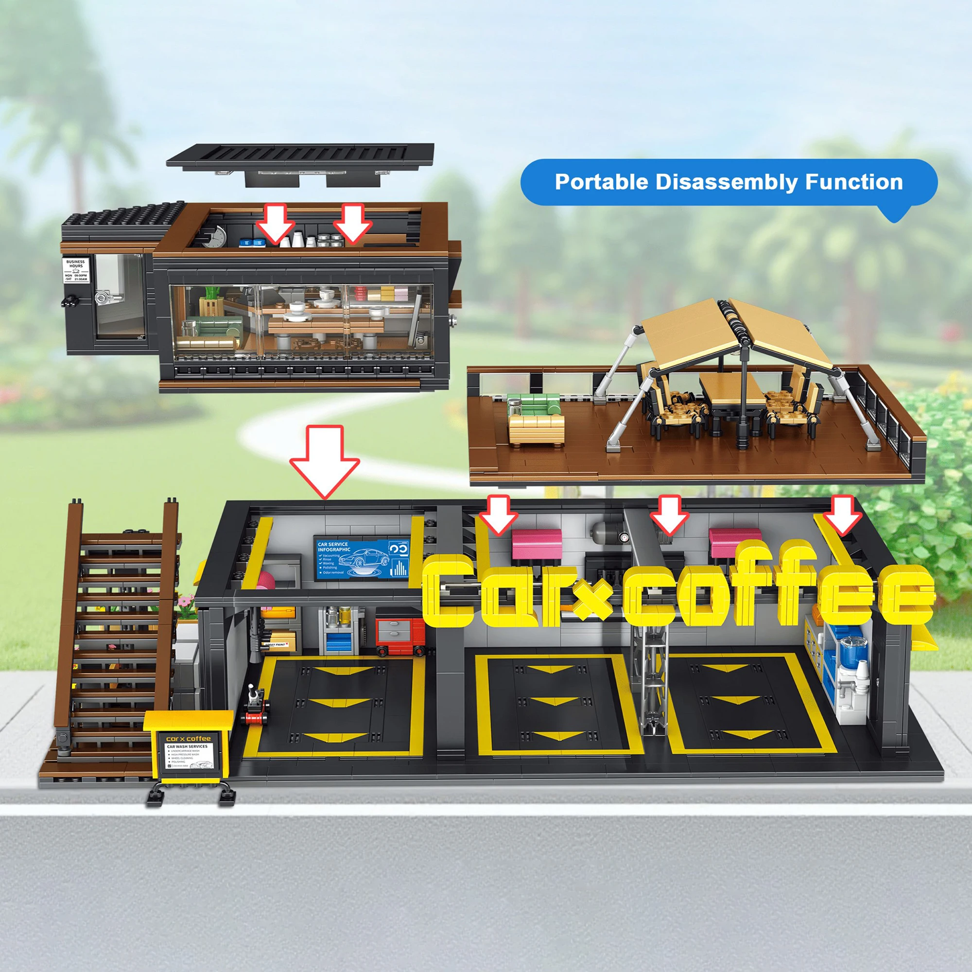 Coffee Auto Repair Shop Coffee - огляд і ціна Kids Toys Store