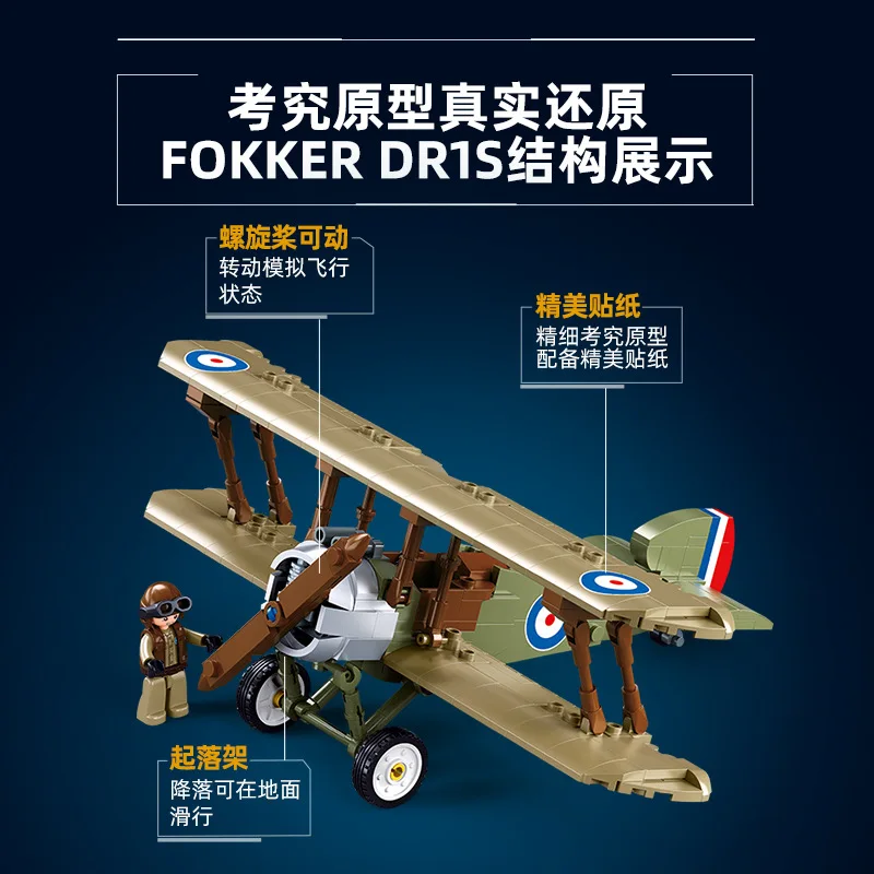Sopwith Camel WW1 Fighter Jet  - огляд і ціна Kids Toys Uk