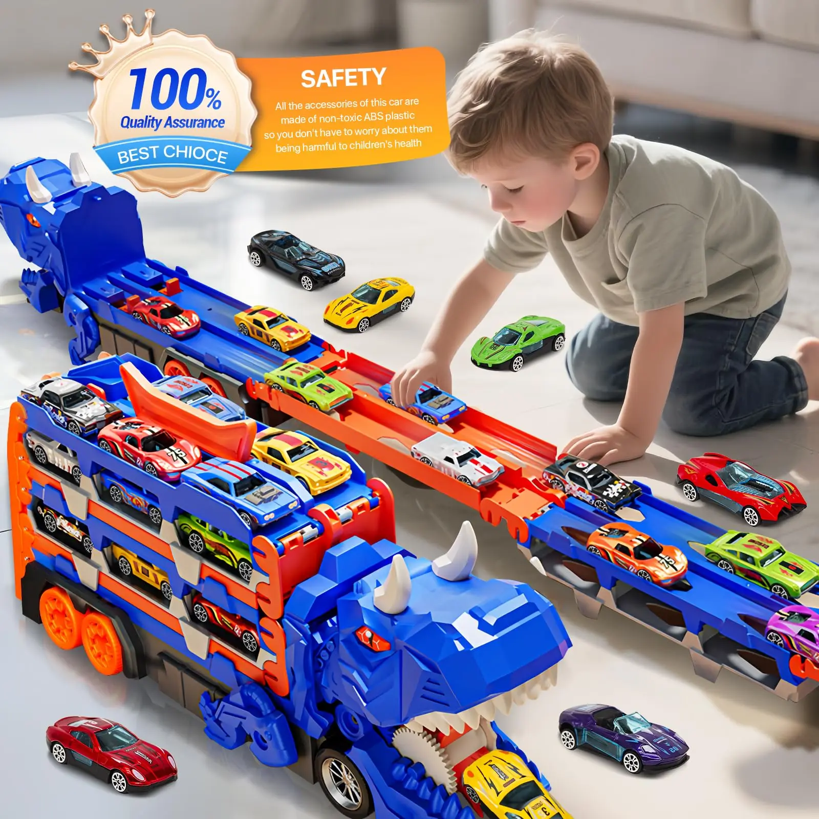 Dinosaur Transport Truck Toy R - огляд і ціна Dinosaur Figurine Set
