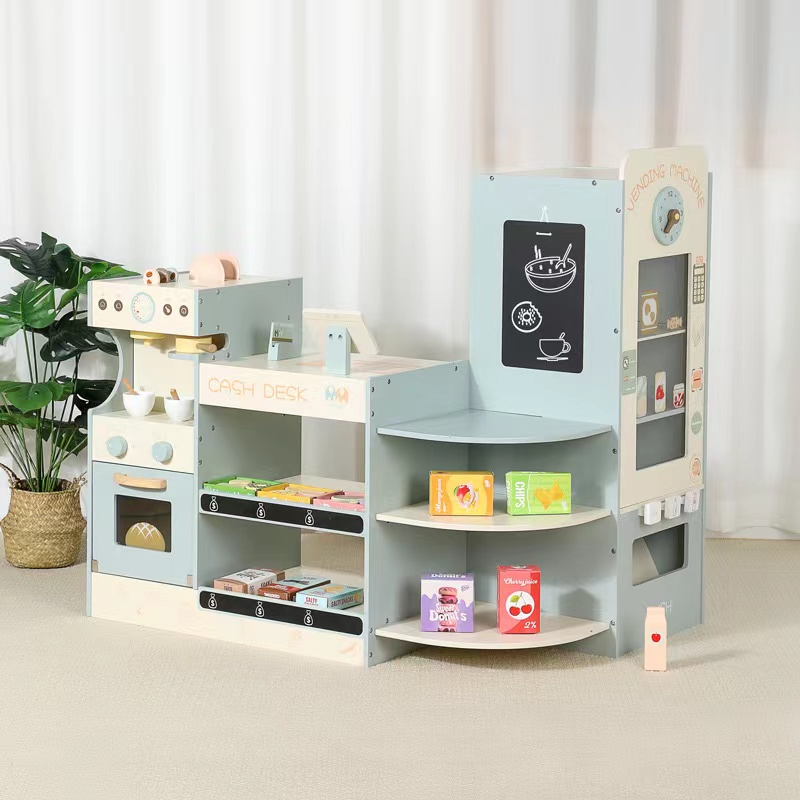 Kids Wooden Grocery Store Play - огляд і ціна Kids Toys Store