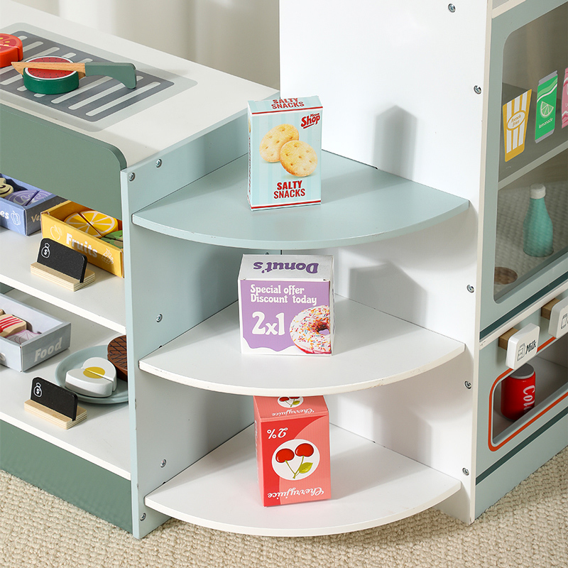 Kids Wooden Grocery Store Play - огляд і ціна Kids Toys Store
