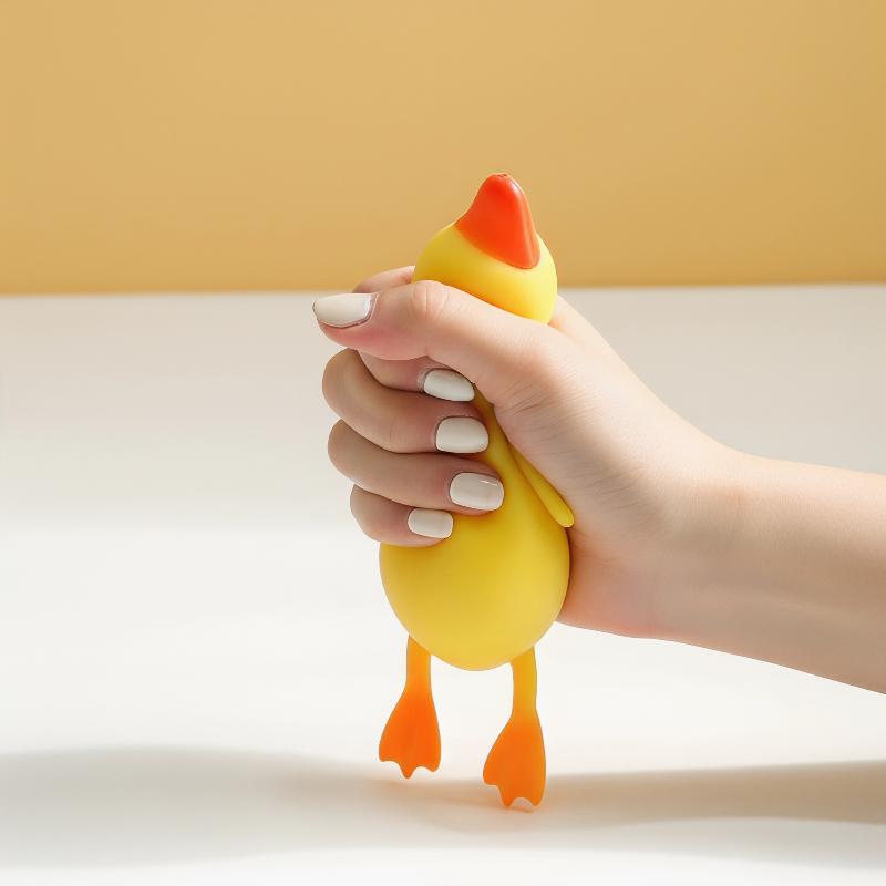 Squeezable Duck Stress Relieve - огляд і ціна Kids Toys Yellow