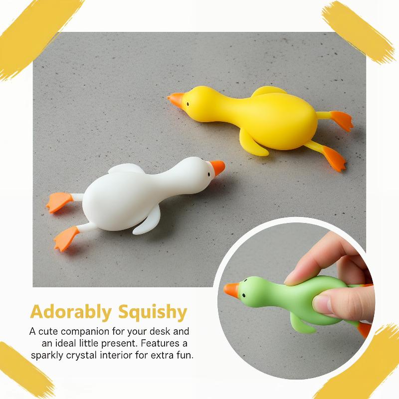 Squeezable Duck Stress Relieve - огляд і ціна Kids Toys Yellow