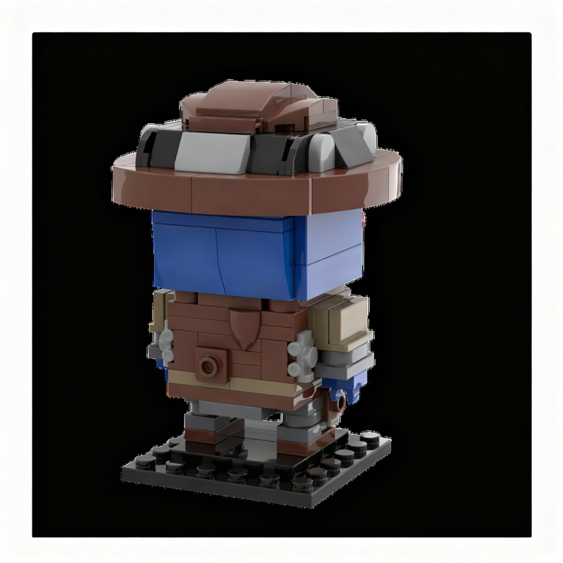 181pcs MOC Cad Bane Brickheadz - огляд і ціна Kids Toys Cad Block