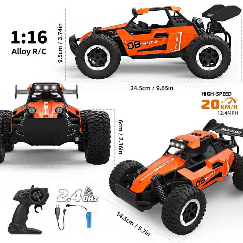 1:16 High-Speed RC Car 2.4G 20 - огляд і ціна Kids Toys Channel