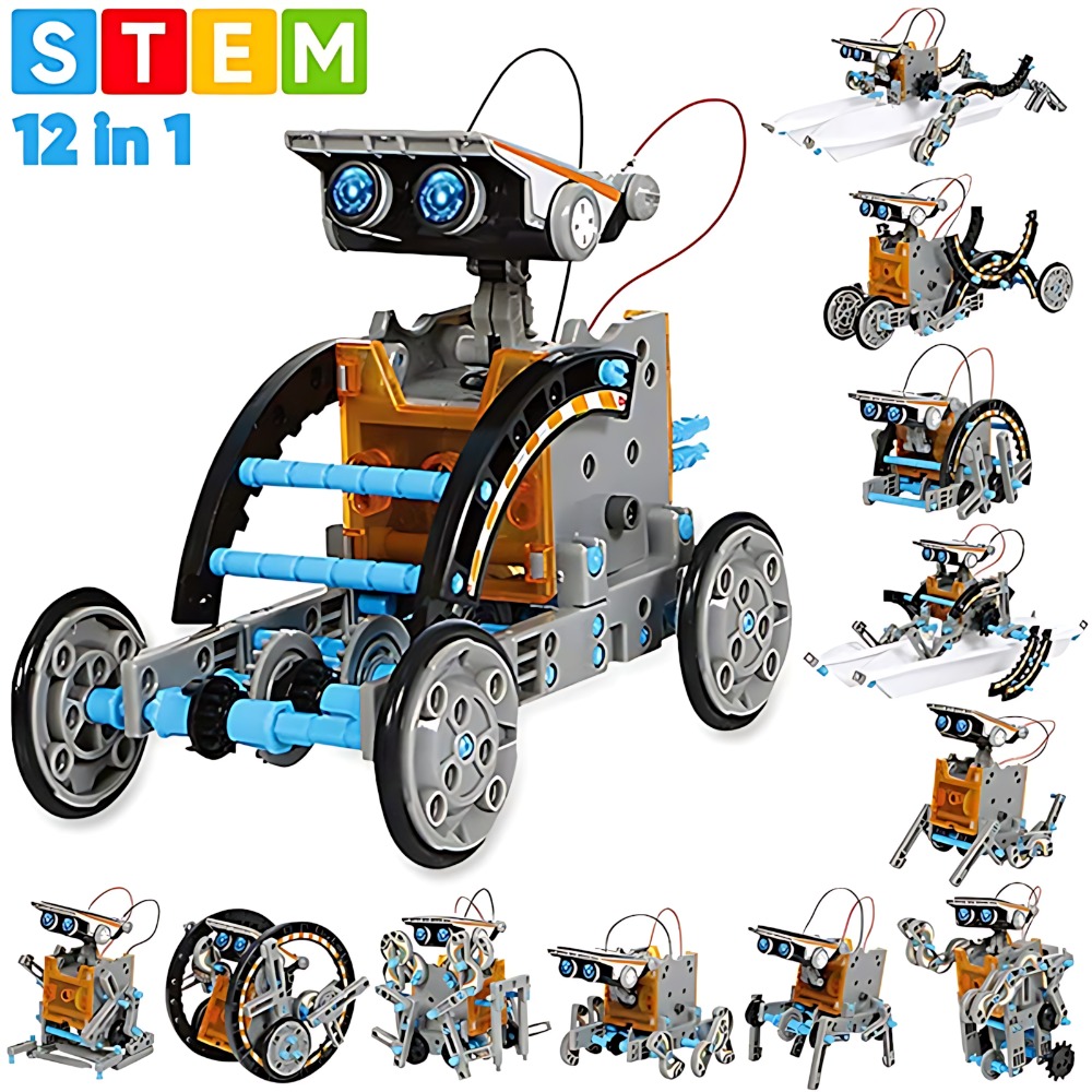 Solar Robot Building Blocks 12 - огляд і ціна Science Experiment Kit