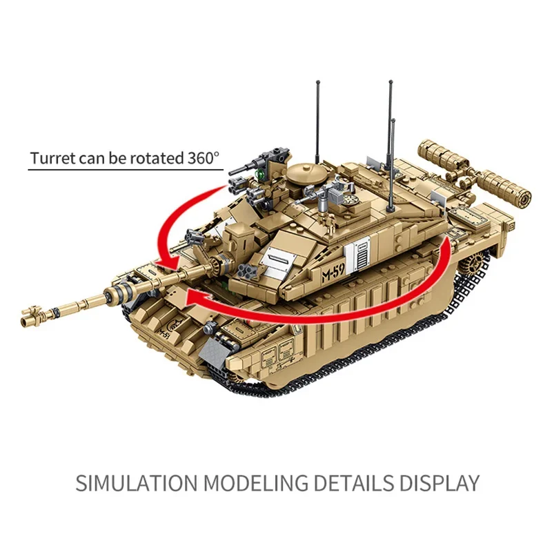 1687Pcs Military Tanks UK Chal - огляд і ціна Kids Toys Uk