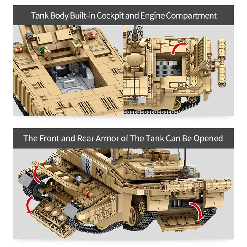 1687Pcs Military Tanks UK Chal - огляд і ціна Kids Toys Uk