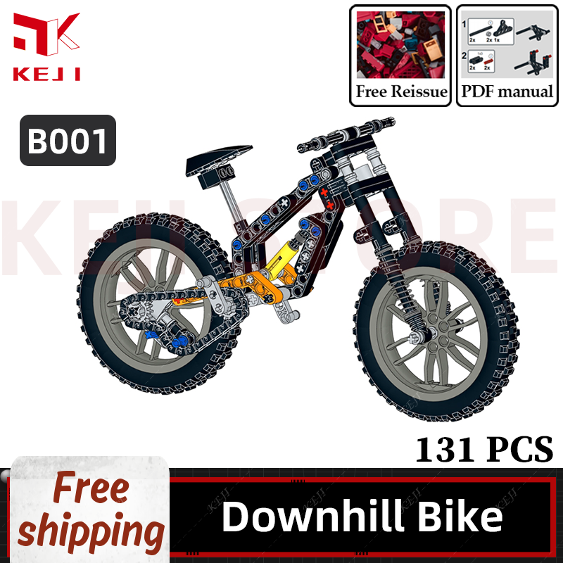 KEJI MOC Downhill Mountain Bik - огляд і ціна Kids Toys Cycle
