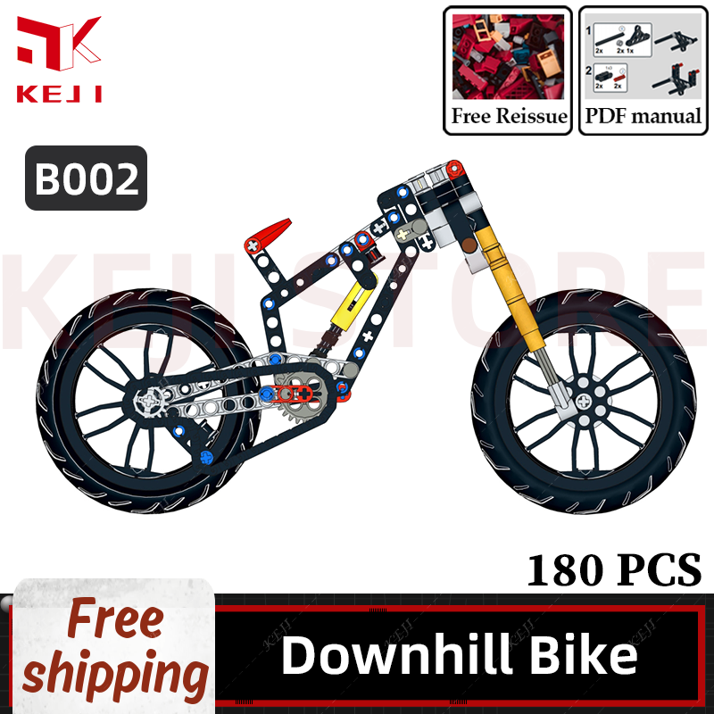 KEJI MOC Downhill Mountain Bik - огляд і ціна Kids Toys Cycle