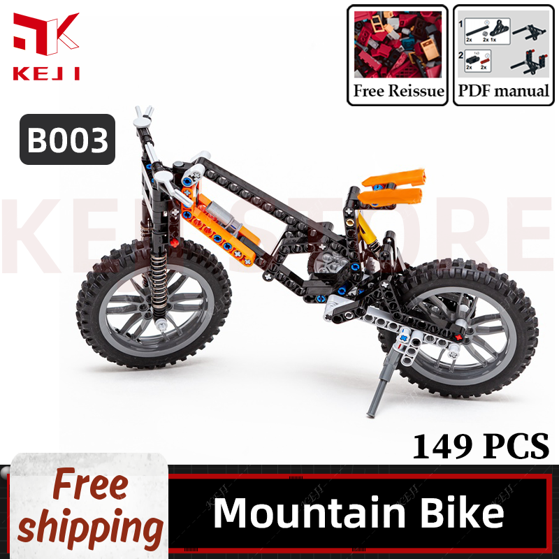 KEJI MOC Downhill Mountain Bik - огляд і ціна Kids Toys Cycle