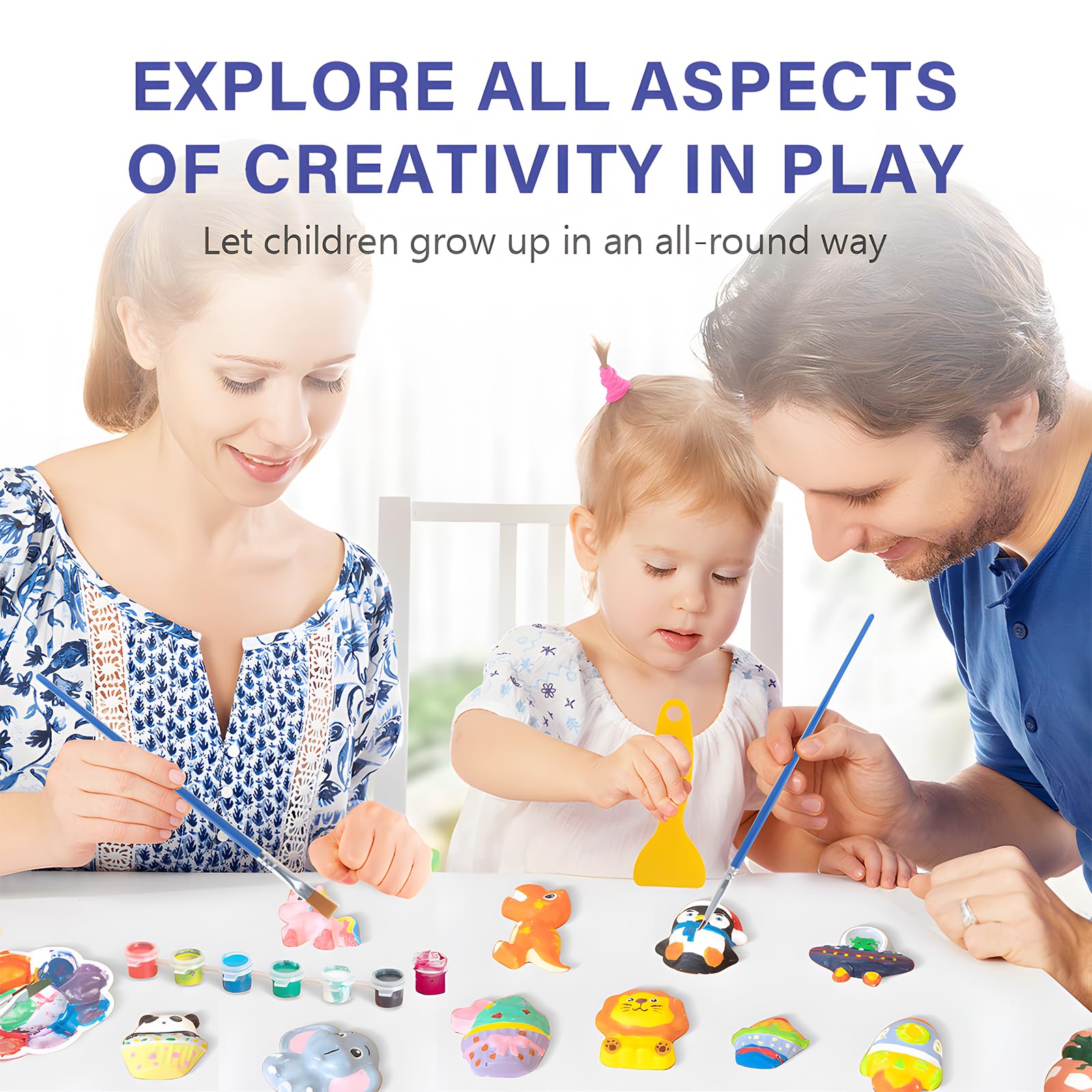 Kids Arts and Crafts Set Paint - огляд і ціна Dinosaur Figurine Set