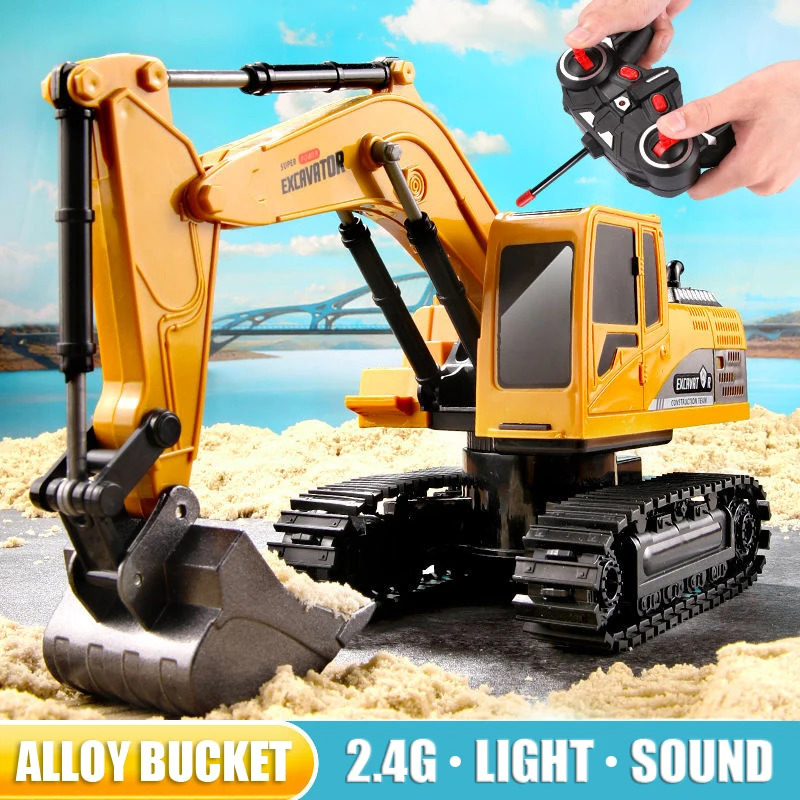 RC Excavator 2.4Ghz 6 Channel  - огляд і ціна Kids Toys Channel
