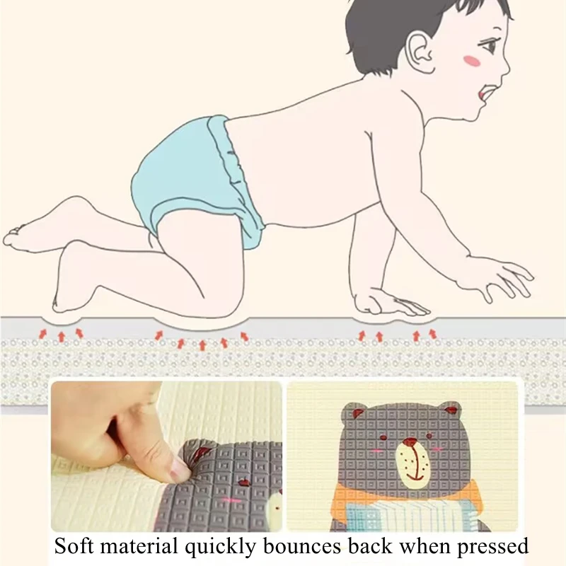 Baby Play Mat Thicken 1/0.5cm  - огляд і ціна Kids Toys Bd