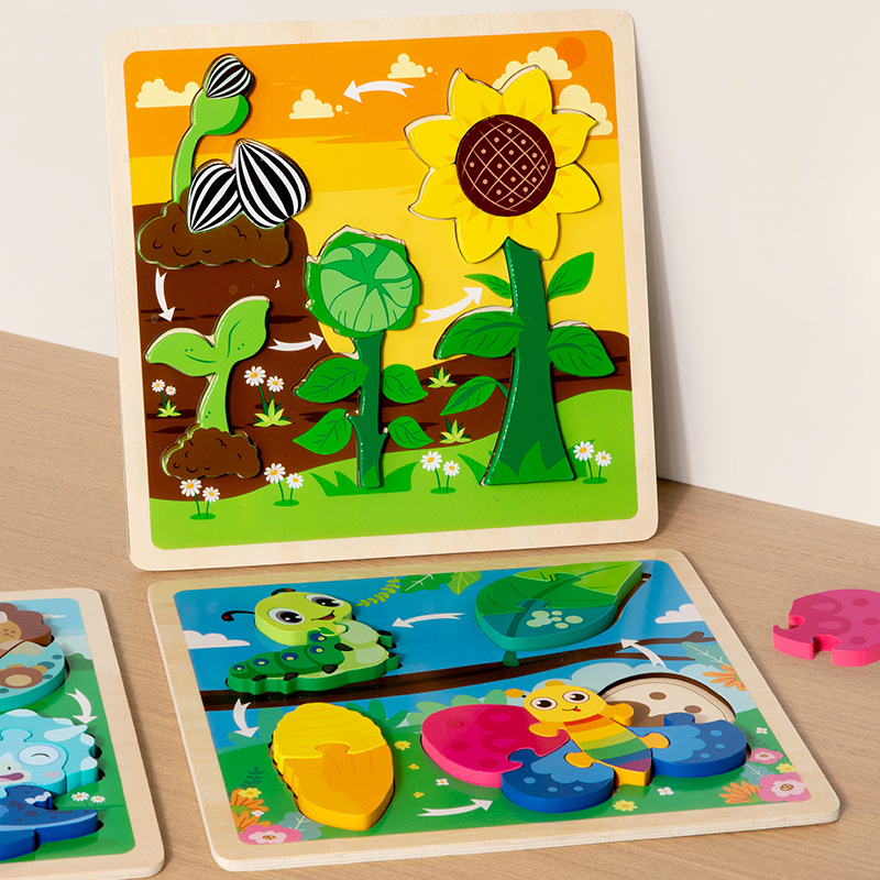 Baby Toy Wooden 3D Puzzle Toys - огляд і ціна Kids Toys Cycle