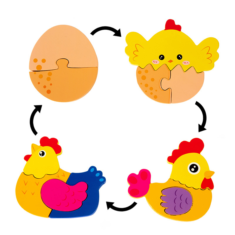 Baby Toy Wooden 3D Puzzle Toys - огляд і ціна Kids Toys Cycle