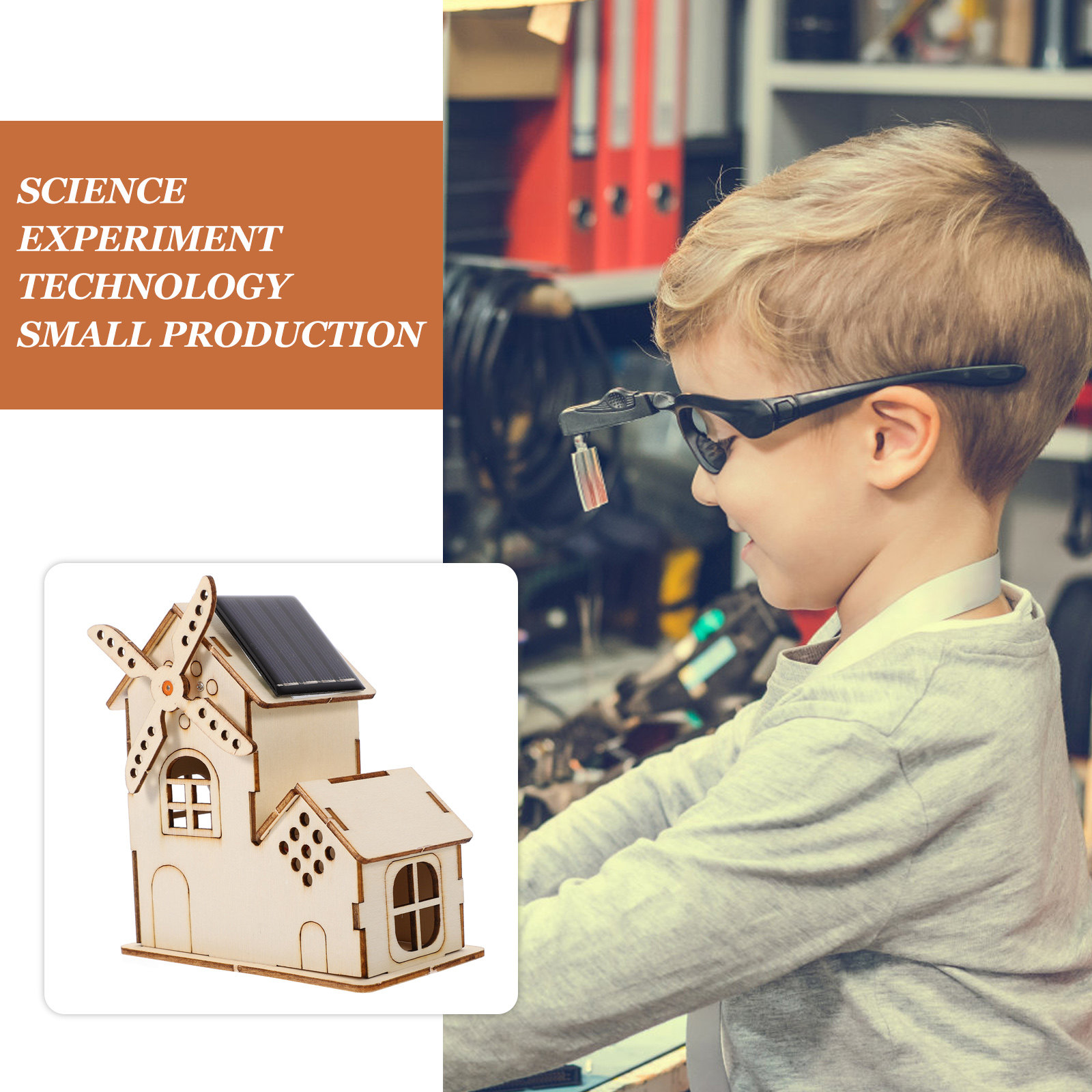 1Set Solar Windmill Assembly S - огляд і ціна Science Experiment Kit