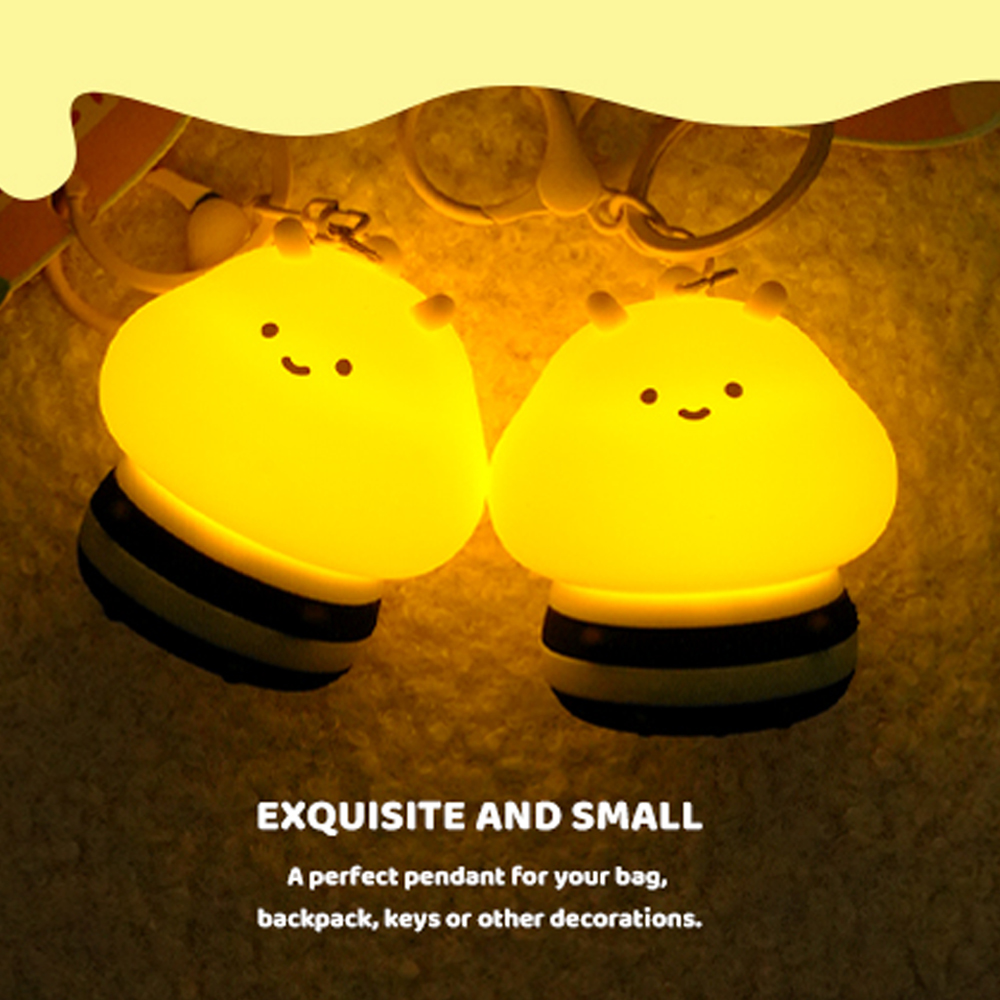 Mini Bee Keychain Night Light  - огляд і ціна Kids Toys Bd