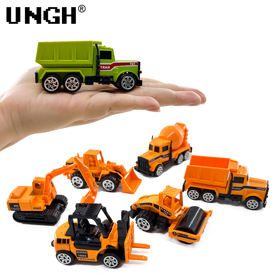 UNGH 6pcs Alloy Diecast Engine - огляд і ціна Kids Toys Yellow