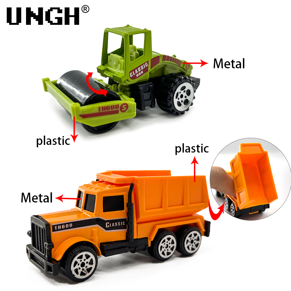 UNGH 6pcs Alloy Diecast Engine - огляд і ціна Kids Toys Yellow