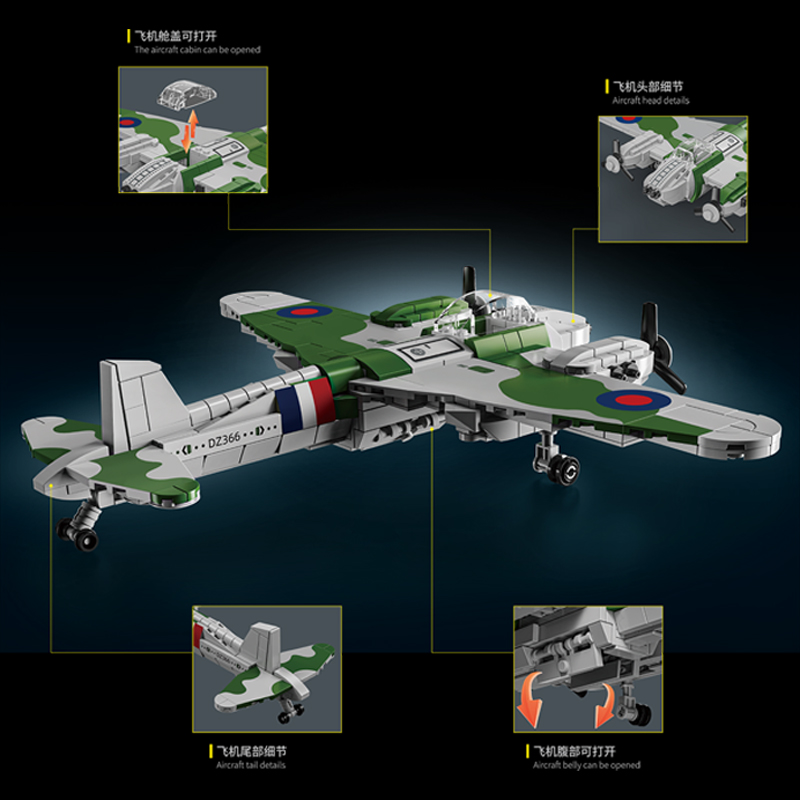UK Military WW2 De Havilland M - огляд і ціна Kids Toys Uk