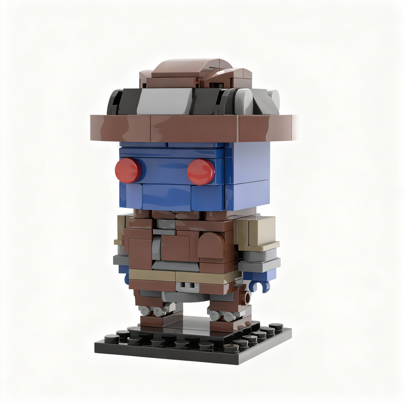 181pcs MOC Cad Bane Brickheadz - огляд і ціна Kids Toys Cad Block