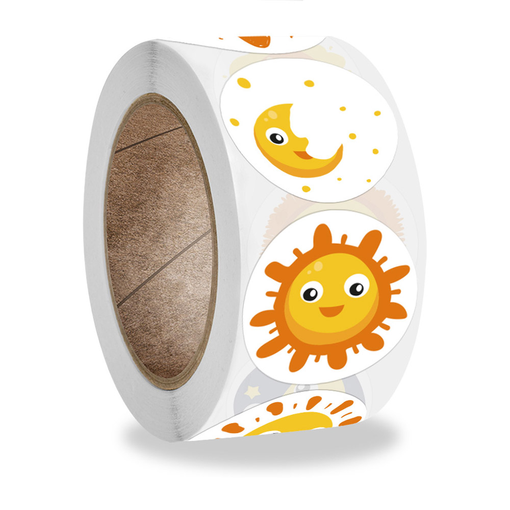 50-500 Pcs Smile Face Sticker  - огляд і ціна Kids Toys Yellow