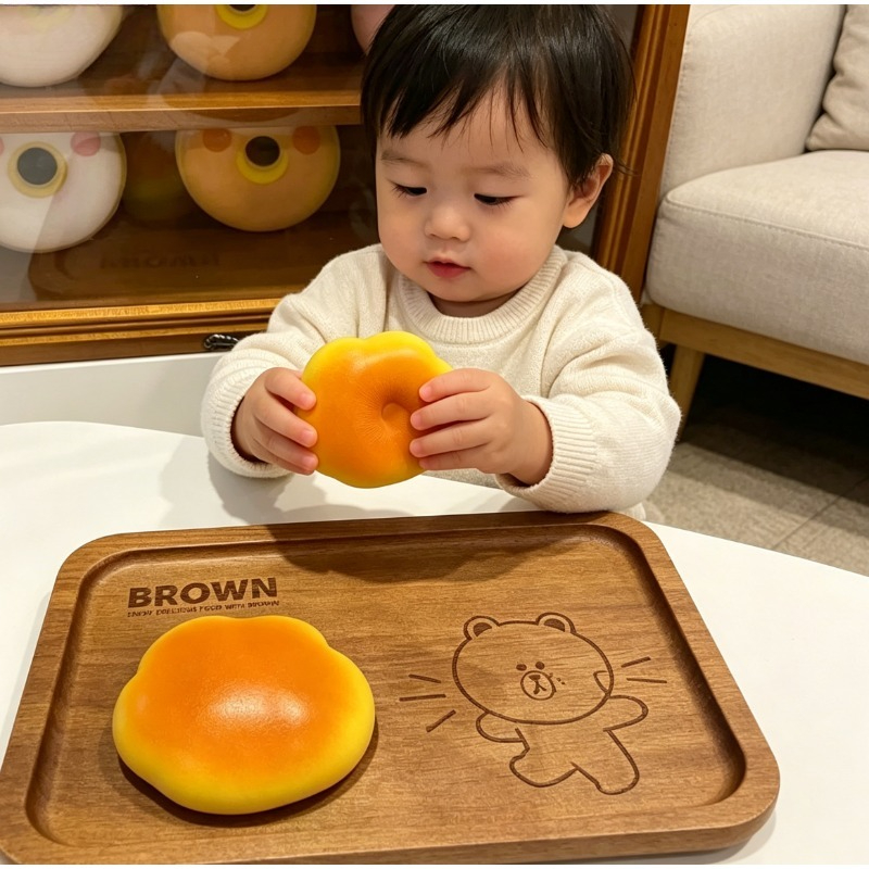 Cloud Shaped Gradient Bread Sq - огляд і ціна Kids Toys Yellow